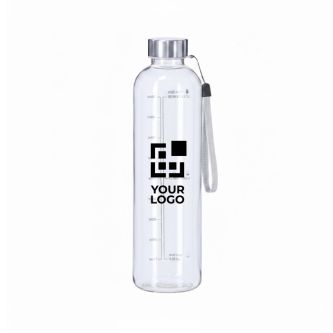 Gourde de sport en plastique sans BPA avec repère d’hydratation 1 L