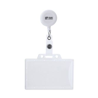 Tour de cou extensible avec porte-badge rigide et corde de 70cm