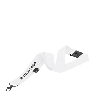 Tour de cou classique en polyester recyclé avec fermeture de sécurité