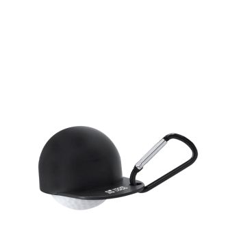 Porte-clés avec mousqueton et motif casquette de golf avec balle