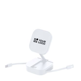 Câble de charge 2 en 1 en plastique avec support magnétique 60 W