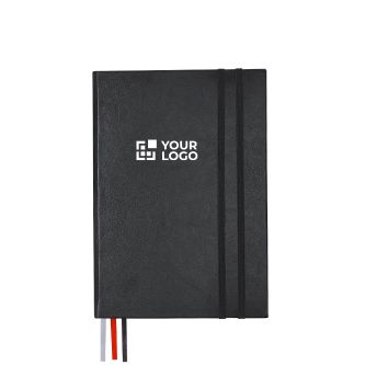 Carnet A5 à couverture rigide avec 3 marque-pages et pages lignées