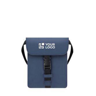 Sac bandoulière en similicuir, poche centrale et fermeture à boucle