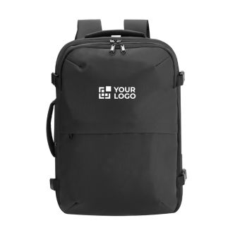 Sac à dos en similicuir avec pompe à vide et compartiment extensible