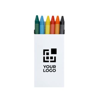 Set de cires dans une boîte en carton recyclé à personnaliser