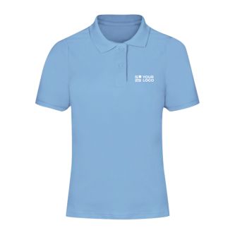 Polo femme 100 % coton piqué, manches courtes 180 g/m²