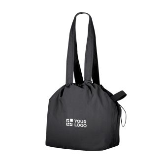 Sac à bandoulière en nylon avec fermeture à cordon réglable 135g/m²