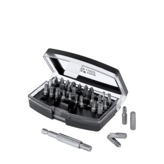 Set d’outils avec étui en plastique et embouts magnétiques