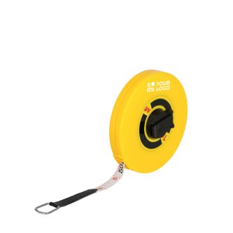 Mètre ruban avec manivelle et échelle en cm et en pouces 15 m