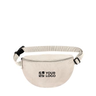 Sac banane en nylon avec sangle réglable et fermeture à clip 135 g/m²