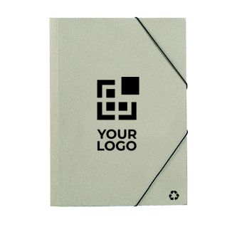 Chemise écologique en carton recyclé avec fermeture élastique