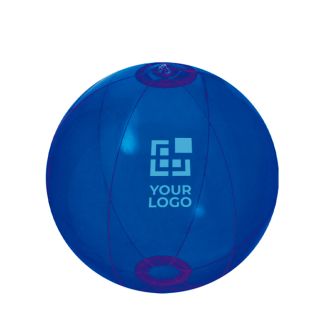 Ballon de plage avec logo avec surface de couleurs vives Trend