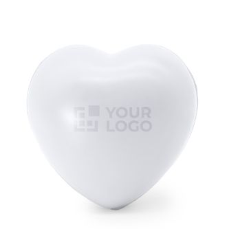 Anti-stress en forme de cœur de plusieurs couleurs à personnaliser