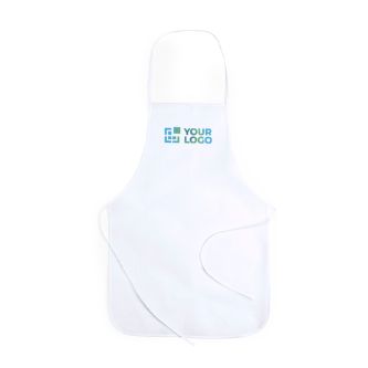 Tablier pour sublimation en non-tissé avec attaches assorties 80 g/m²