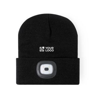 Bonnet d’hiver pour l’extérieur avec éclairage LED intégré