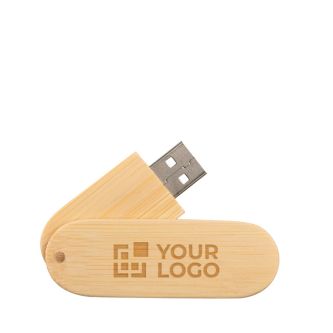 Clé USB personnalisée 3.0 rotative en bois Rotowood 3.0 