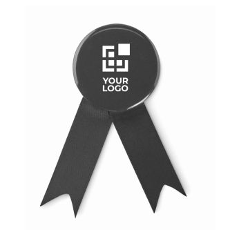 Ruban commémoratif en métal coloris au choix avec épinglette