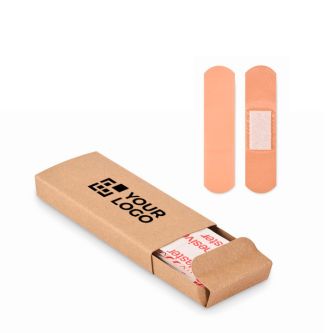 Set de 15 pansements dans une boîte en papier recyclé