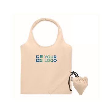 Sac de courses pliable en coton recyclé 140 g/m²