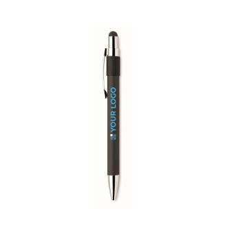 Stylo anti-stress avec spinner sur le dessus, encre bleue