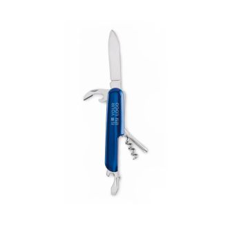 Couteau multifonction en aluminium recyclé avec coque colorée