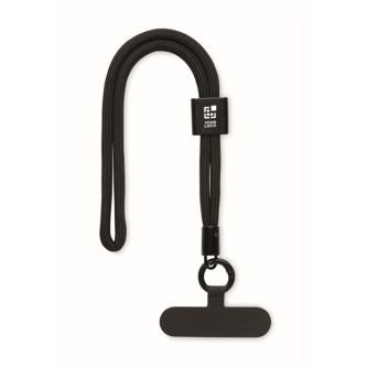 Bracelet en RPET ajustable pour téléphone portable, longueur 25 cm