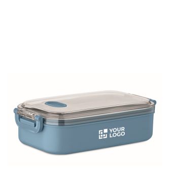 Boîte repas en plastique avec intérieur en acier inoxydable recyclé 750 ml
