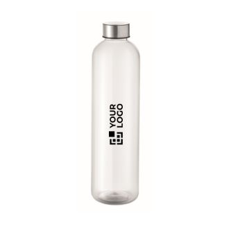 Gourde en RPET anti-fuite avec fermeture sécurisée et capacité de 1 L