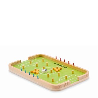Jeu de football en bois avec joueurs et accessoires