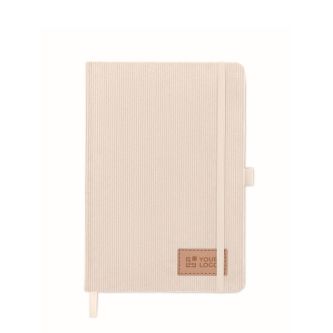 Carnet avec couverture en polyester RPET et 192 pages A5