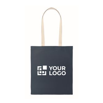 Tote bag en coton avec anses longues 140 g/m²