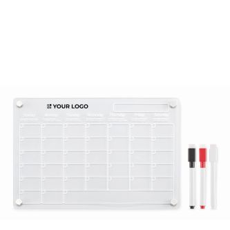Planificateur magnétique mensuel en acrylique magnétique A4