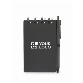 Carnet hydrofuge avec couverture en plastique et stylo