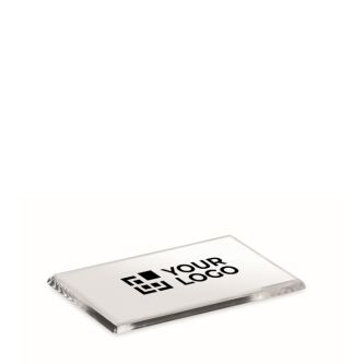 Cadre photo magnétique rectangulaire en acrylique pour réfrigérateur