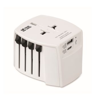 Adaptateur de voyage compact 30 W avec USB-A et USB-C