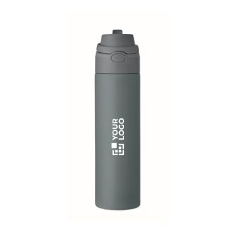 Gourde en acier inoxydable recyclé avec paille 2 en 1 650 ml