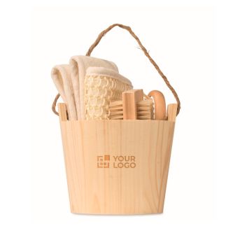 Coffret de bain avec accessoires de soin du corps