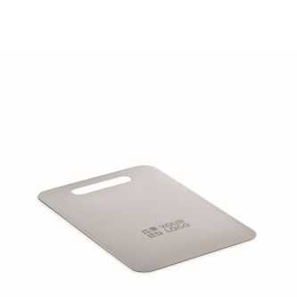 Petite planche à découper en inox pour un usage professionnel
