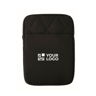 Housse pour ordinateur en nylon matelassé avec poche avant 15''