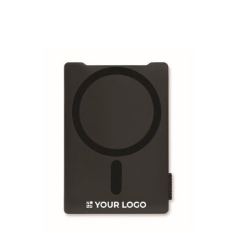 Porte-cartes magnétique recyclé pour 3 cartes avec support