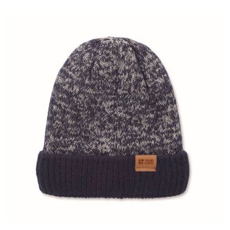 Bonnet unisexe avec doublure polaire, ourlet et taille unique