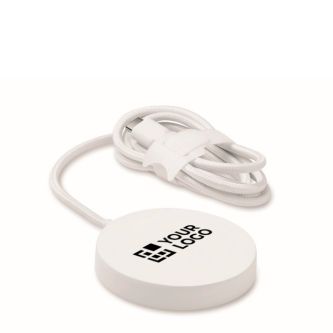 Chargeur sans fil magnétique avec câble fixe USB-C de 1 m et 25 W