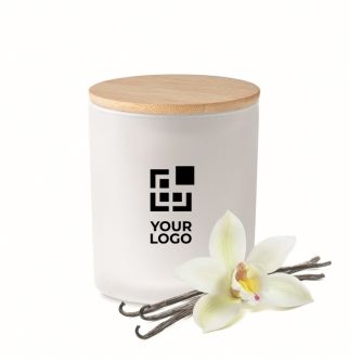 Bougies parfumées aux plantes et couvercle