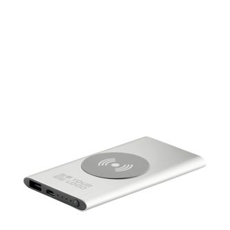 Chargeur sans fil et power Bank 4000 mAh avec zone d'impression