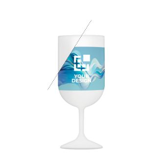 Verre à vin réutilisable sans BPA fabriqué en UE 180 ml