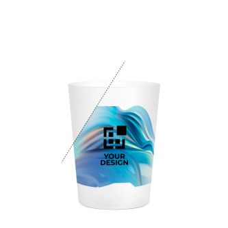 Petite gobelet réutilisable et recyclable en plastique 220 ml