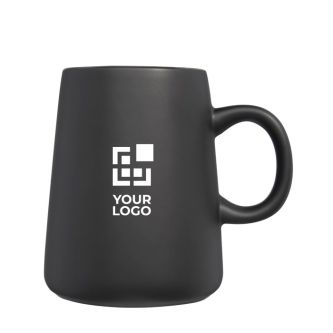 Mug en céramique en forme de carafe avec zone d'impression