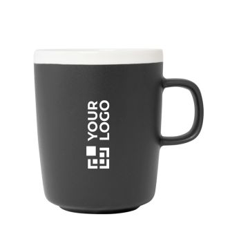 Mug en céramique avec extérieur mat et intérieur blanc 350ml