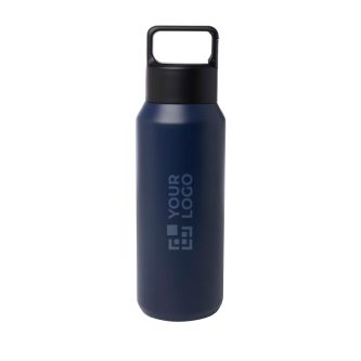 Bouteille en inox recyclé adaptée aux boissons gazeuses 600 ml