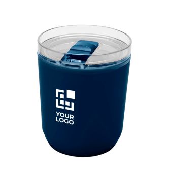 Mug isotherme en plastique recyclé avec design simple 180 ml